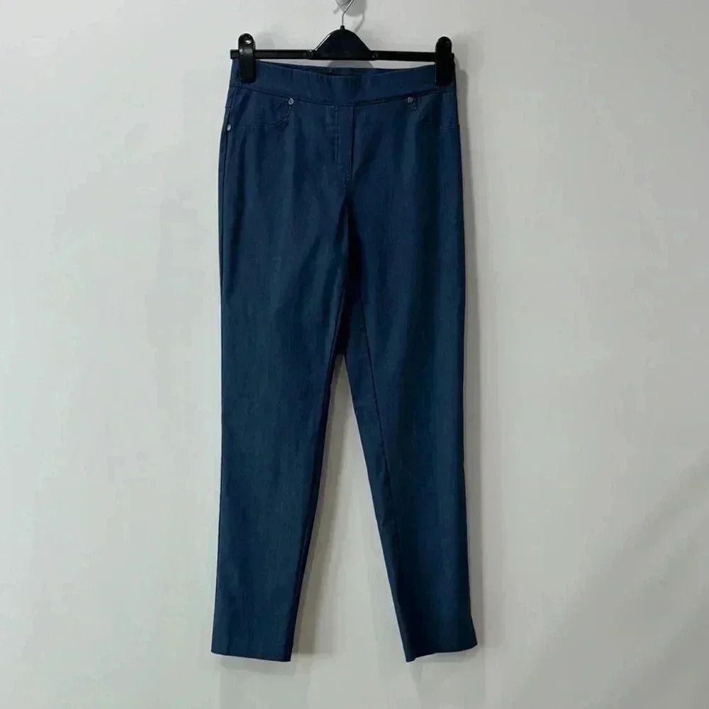 Blue 89th & Madison Pull On Pants with Back Pockets Size S